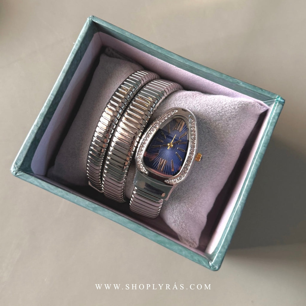 Snake Charmer - Navy Blue